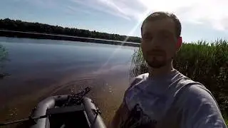 Семейная рыбалка / отдых на озере 2019