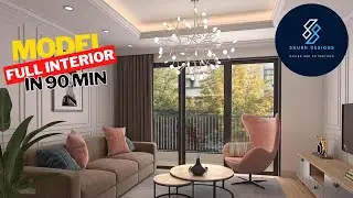 Full Interior Scene in 3ds Max in Less Than 90 Minutes | Interior Scene - 01 |Part 1 