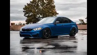 NEW WRAP! BMW M3 Hexis Matte Celestial Blue