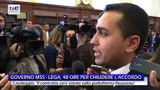 GOVERNO M5S - LEGA, 48 ORE PER CHIUDERE L' ACCORDO