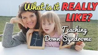 **REAL & RAW** How I Teach my Child with DOWN SYNDROME || Preschool at 5 Years Old