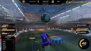 LJ Cross Field Flip Reset Goal 😲