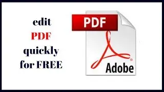 How to edit a PDF File: Free PDF editor (No Software Needed)