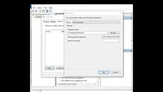 Cara menjalankan file php dari task scheduler windows tanpa membuka browser