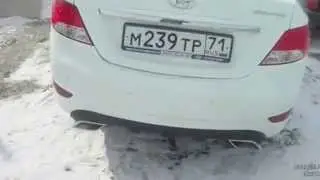 Выхлоп на HYUNDAI SOLARIS