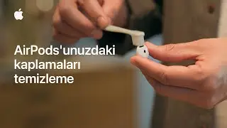 AirPods'unuzdaki kaplamaları temizleme | Apple Destek
