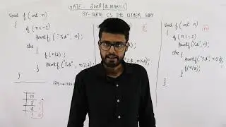Gate 2008 pyq C Programming |Consider the code written in C:void f (int n){if (n=1) printf (