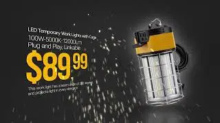 Brighten Up Your Jobsite with LED Work Lights: Reliable, Durable, and Efficient!