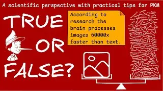 Debunking Visual Myths: What science says and how to leverage it for better PKM