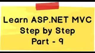 ASP.NET MVC Model View Controller (MVC) Step by Step Part 9