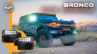FORD BRONCO Off-Road LED Side Mirror Ditch Light DIY Installation by ORACLE Lighting