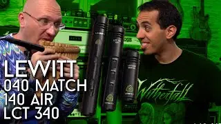 Getting silly with tiny mics from Lewitt! Alex Nasla made me do it!