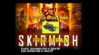 WAR COMMANDER - OFFICER BASE 1 AND 2 FREE REPAIR