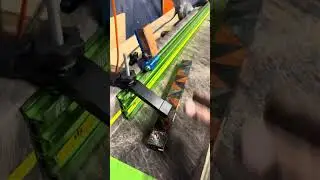 DIY home made miter station out of leftover counter top and leftover wood