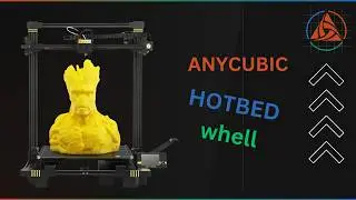 Anycubic Chiron 3D printer requires maintenance, and the hotbed wheels need to be redesigned