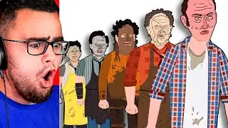 Reacting to EVOLUTION Of LEATHERFACE!!
