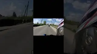 звук мотора при обгоне на yamaha R6 спортбайк