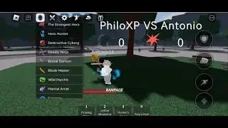 PhiloxP vs. Antinio in Strongest Battlegrounds💀