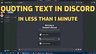 Quoting in Discord - Explained in less than 1 minute