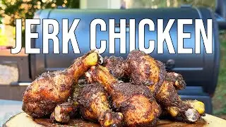 Jerk Chicken Recipe on the Pit Boss Savannah Onyx | Best Smoked Jerk Chicken