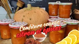 CONFITURE DE FÊTES, COURGE, CITRON & ÉPICES