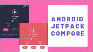 Android Jetpack Compose Example | Profile Page Design | Code Utility