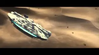 Star Wars Ep. VII teaser: Millennium Falcon shot flipped upside down