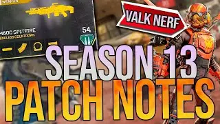 Season 13 Patch Notes Are Here - Kraber Nerf, Valk Nerf, Gold Spitfire!