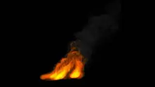 Simple Fire Blowing pt1 (Houdini)