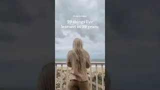 29 Life Lessons (pinned comment) for my birthday today 🥳 #lifeadvice