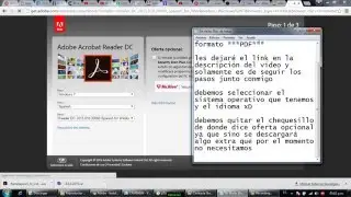 como instalar lector PDF ADOBE READER