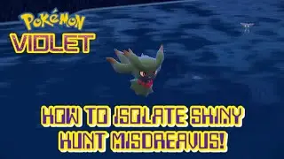 Pokémon Scarlet & Violet: HOW TO ISOLATE SHINY HUNT MISDREAVUS (VIOLET EXCLUSIVE)