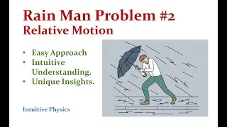 Rain Man Problem #2 - Relative Motion Like Never Before!  - Intuitive Physics.