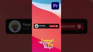 Free YouTube Subscribe Animation Template | Premiere Pro Mogrt