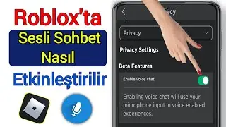Roblox Sesli Sohbet Nasıl Etkinleştirilir (Doğrulama Olmadan2024)Roblox'ta Sesli Sohbet Nasıl Alınır