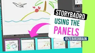 STORYBOARD PRO - Part 2:  Panels, drawing and stuff (StoryBoardPro20)