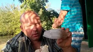 МУКБАНГ шаурма из свинины/обжор котлета по киевски на даче