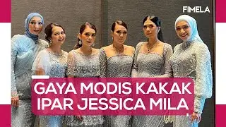 Gaya Modis dan Mewah 6 Kakak Ipar Jessica Mila di Rangkaian Pernikahan