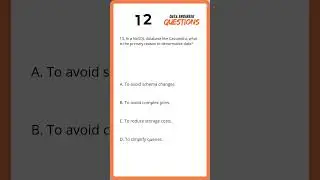 Top Data Engineering Interview Questions | MCQ Format for Beginners and Experts 13
