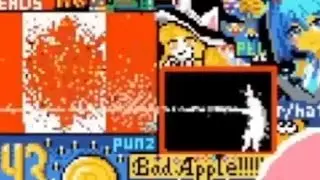 r/place 2023 - Bad Apple (cleaned)