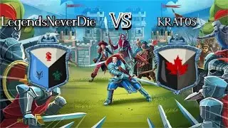 GOODGAME EMPIRE WAR HIS 1 LegendsNeverDie  VS  KRATOS
