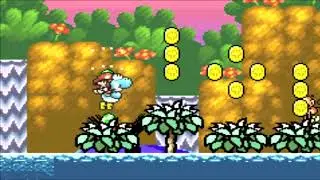Super Mario Advance 3 Yoshi's Island (GBA) 3-3 Nep-Enuts' Domain