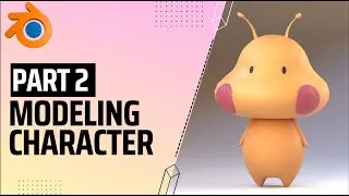 Simple 3d character modeling in Blender part 2