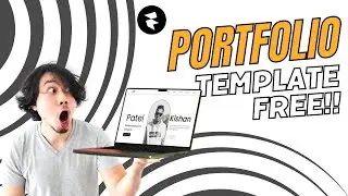 How to make Your Portfolio website for free|  [FREE] Personal Portfolio Website Template Download