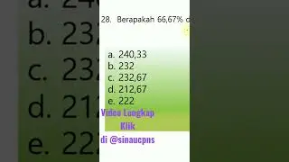 pembahasan soal pecahan cpns 2023