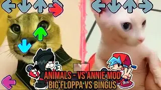 Animals BUT HECKER VS BINGUS - Friday Night Funkin' Custom Animation Mod - VS Annie FNF Mod