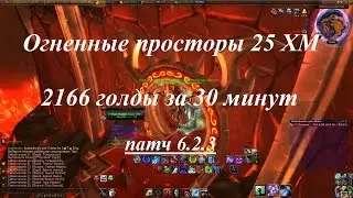 Фарм голды. Огненные Просторы (25 ХМ), патч 6.2.3