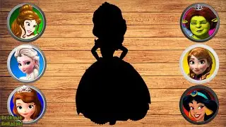 Disney princess | Угадай принцессу Диснея | Белль София Прекрасная Жасмин Фиона Эльза и Анна