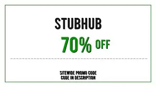 Stubhub Promo Code 2025 March