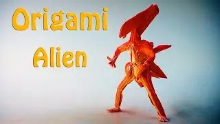 Origami Alien - How to Make a Paper Alien！